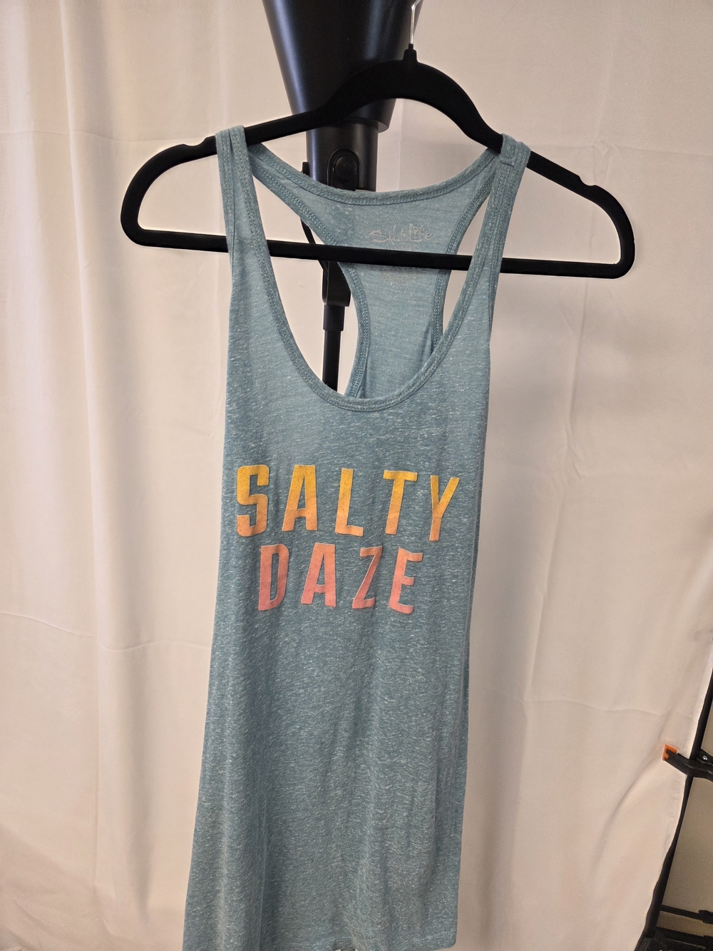 Salt Life Seafoam Racerback Tank with 'Salty Daze' Graphic  Womens Coveup